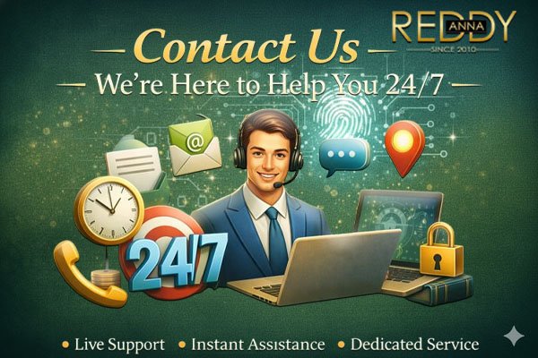 Reddy Anna customer support